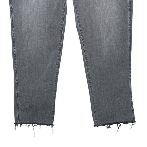 MADEWELL Stovepipe Jeans in Cement Wash: Raw-Hem Edition - Picture 9 of 15